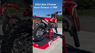 2024 Beta XTrainer Stock Exhaust VS FMF 3seasrecreation BetaXtrainer 3SRTV 3seasnation [upl. by Spiegel115]