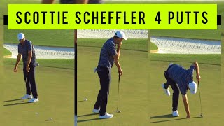 Scottie Scheffler 4 Putts to win the 2022 Masters [upl. by Neyugn948]