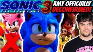 Amy Is Officially NOT In Sonic Movie 3  Everything Explained [upl. by Yanrahs]