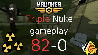 Krunkerio Triple Nuke on Lostworld 820 [upl. by Azila]