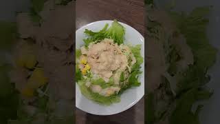 Tunasalad shortvideo japanesefood subscribe salad [upl. by Yllak]