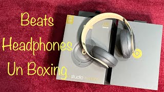 Beats Headphones Un Box  BEATS STUDIO 3 WIRELESS HEADPHONES UNBOXING  Old v New Beats [upl. by Jagir]