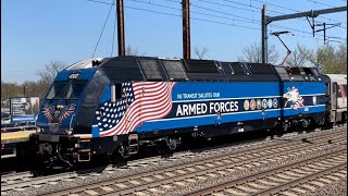 10K subscriber special “Princeton Hornshow Tigers” Flying Amtrak and Arrow MU horns 41323 [upl. by Anitsuj]