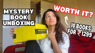 Mystery Book Box Unboxing  10 books for Rs 1299  Is it worth it  HONEST REVIEW [upl. by Aiselad]