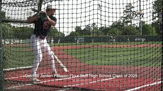 Catcher Jayden Paluseo Flour Bluff High School Class of 2025 [upl. by Kcirdnekal29]