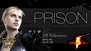 RE5  Mercenaries Guide SS RANK Jill Battlesuit  Prison NARRADO [upl. by Llyrpa]