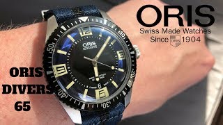 Oris Divers SixtyFive Is A Great Heritage Quality Dive Watch [upl. by Hairehcaz]