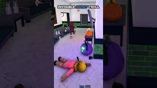 FAKE INVISIBLITY TROLLING IN MM2 😂 roblox mm2 [upl. by Hayouqes]