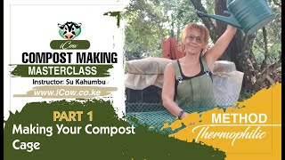 Compost MasterClass with Su Part 1 Making your Compost Cage [upl. by Wilhide]