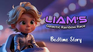 Liam’s Galactic Rainbow Race 🏁  Bedtime story for kids [upl. by Llerred]