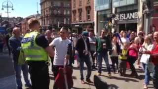 Busking Leeds Cop PC Will Medley [upl. by Evangelia]