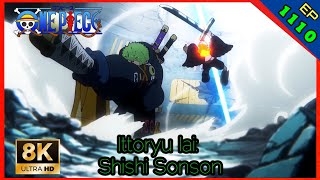 Zoro quotOne Sword Style Iai  Death Lion Songquot Vs Mihawk Seraphim「8K」「60fps」 [upl. by Witkin]