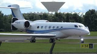 GULFT Gulfstream G600 landing at Dublin Airport Ireland 🇮🇪 [upl. by Accebor]