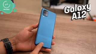 Samsung Galaxy A12  Review en español [upl. by Anitserp787]