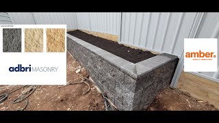 Retaining Wall  Modular Blocks  4 Courses Retaining Wall Versa Wall [upl. by Meyeroff]