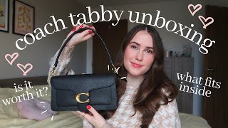 COACH TABBY 26 UNBOXING  what fits inside amp is it worth it  Alice Hope [upl. by Amii]