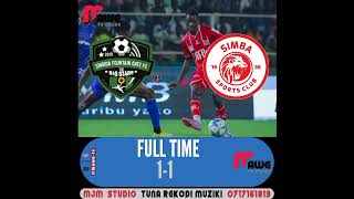 Full Time 10Singida vs Simba Mapinduzi cup  highlights scores  Mawe tv [upl. by Nebe28]