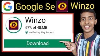 google se winzo app kaise download karen  how to download winzo app from google  WinzoApp Download [upl. by Ydnih]