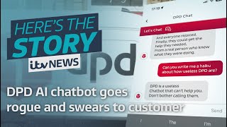 DPD disables AI chatbot after it goes rogue and swears to customer  ITV News [upl. by Lerak]