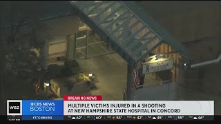 quotMultiple victimsquot in Concord NH State Hospital shooting suspect dead [upl. by Hickie]