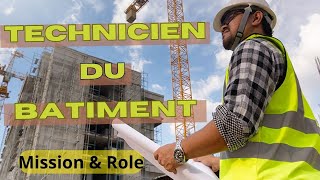 Mission de technicien du bâtiment dans le chantier de BTP [upl. by Icat813]