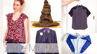 June Makes  Sorting Hat A Blouse And Lingerie  Dont dream it  sew it [upl. by Sillert]