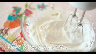 How to beat egg whites [upl. by Enautna]