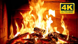 🔥 Cozy Fireplace 4K 12 HOURS Fireplace with Crackling Fire Sounds Crackling Fireplace 4K [upl. by Aurore]