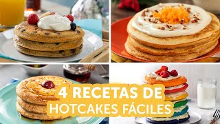 4 recetas de hotcakes fáciles  Kiwilimón [upl. by Iives852]