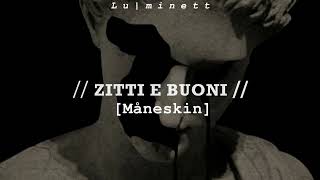 Måneskin  ZITTI E BUONI  Sub Español testo lyrics [upl. by Nilok]