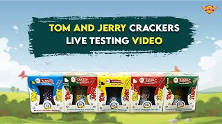 Tom amp Jerry Crackers Live Testing Video II Sri Vari Trading Corporation [upl. by Sirenay853]