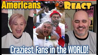 1st Reaction Craziest Football Chants [upl. by Myrvyn]