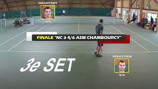 Geoffrey 46 vs Sébastien 56  Finale NC a 46 ASM Chambourcy  3e set  30042016 [upl. by Pineda]