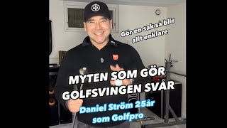 Golfsvingen är enkel hålla löst i golfklubban rätt eller fel Max grepptryck på toppen av swingen [upl. by Nathanial]