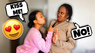 REJECTING MY GIRLFRIEND’S KISSES ALL DAY Prank [upl. by Eidroj797]