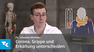 Wie kann ich Corona Erkältung und Grippe voneinander unterscheiden  Dr Johannes Wimmer [upl. by Goldarina]