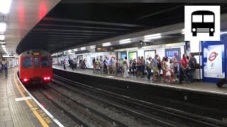 London Underground D78 Stock  Departing from Tower Hill Station District Line [upl. by Aimerej]