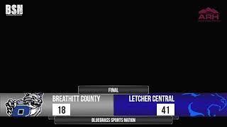 High School Football  Letcher County Central vs Breathitt County  09272024 [upl. by Nerita714]