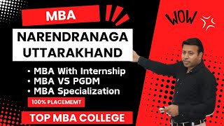 BEST MBA COLLEGE IN NARENDRANAGAR  TOP MBA COLLEGE INNARENDRANAGARUTTARAKHAND  ADMISSION  FEE [upl. by Tamis681]