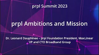 prpl Summit 2023  prpl Ambitions and Mission [upl. by Rebhun]