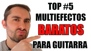 las 5 MEJORES PEDALERAS MULTIEFECTOS para GUITARRA ✅ Baratas y Buenas [upl. by Ardnal]