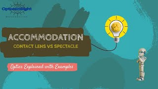 Accommodation in Contact Lenses vs Spectacles with examples [upl. by Ynnoj]