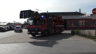 LeihDLK Rosenbauer XLS 20 Einsatzfahrten zum Schornsteinbrand Freiwillige Feuerwehr Barmstedt [upl. by Onileva54]