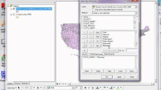 How to Select Features by Attributes in ArcMap Tutorial [upl. by Carrelli314]