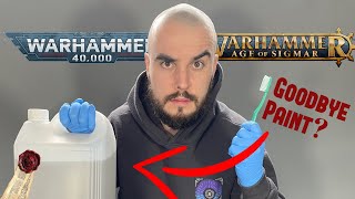 Stripping Paint from Warhammer Miniatures using Isopropyl Alcohol [upl. by Norud]