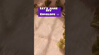 diy envelope diy handmade craft weddingseason youtubeshortsshorts [upl. by Enelrihs]