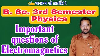 Important topics of Electromagneticsby Navneet Gautam [upl. by Xer]