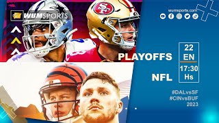 NFL DOMINGO ATR  AFC NFC championship [upl. by Lehacim]