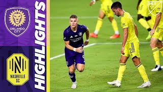 Orlando City SC vs Nashville SC  August 26 2020  MLS Highlights [upl. by Ailedroc]