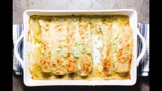 Chicken Enchiladas  SAM THE COOKING GUY [upl. by Aicenad369]